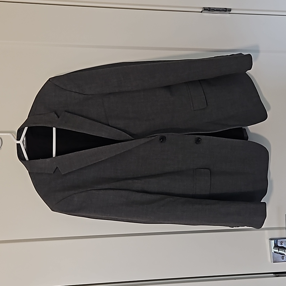 Calvin Klein Boys Blazer, Suit Coat, Size 16, dark gray
